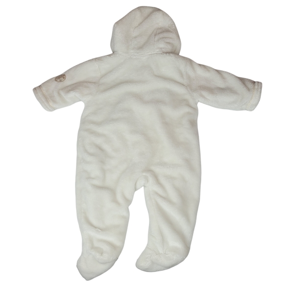3/$20 NEW BABY Hooded, Long Sleeve Bodysuit Size 3-6 Months - Picture 4 of 15